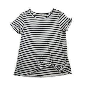 Green Envelope LA , Size M, Striped Short Sleeve Topp